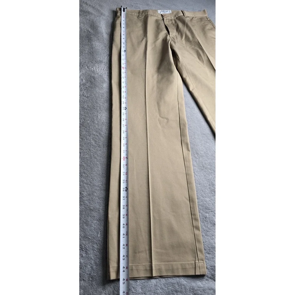 Noon Goons Pants Mens 36x34 (38) Khaki Tan Casual Club Trousers Creased USA Made
